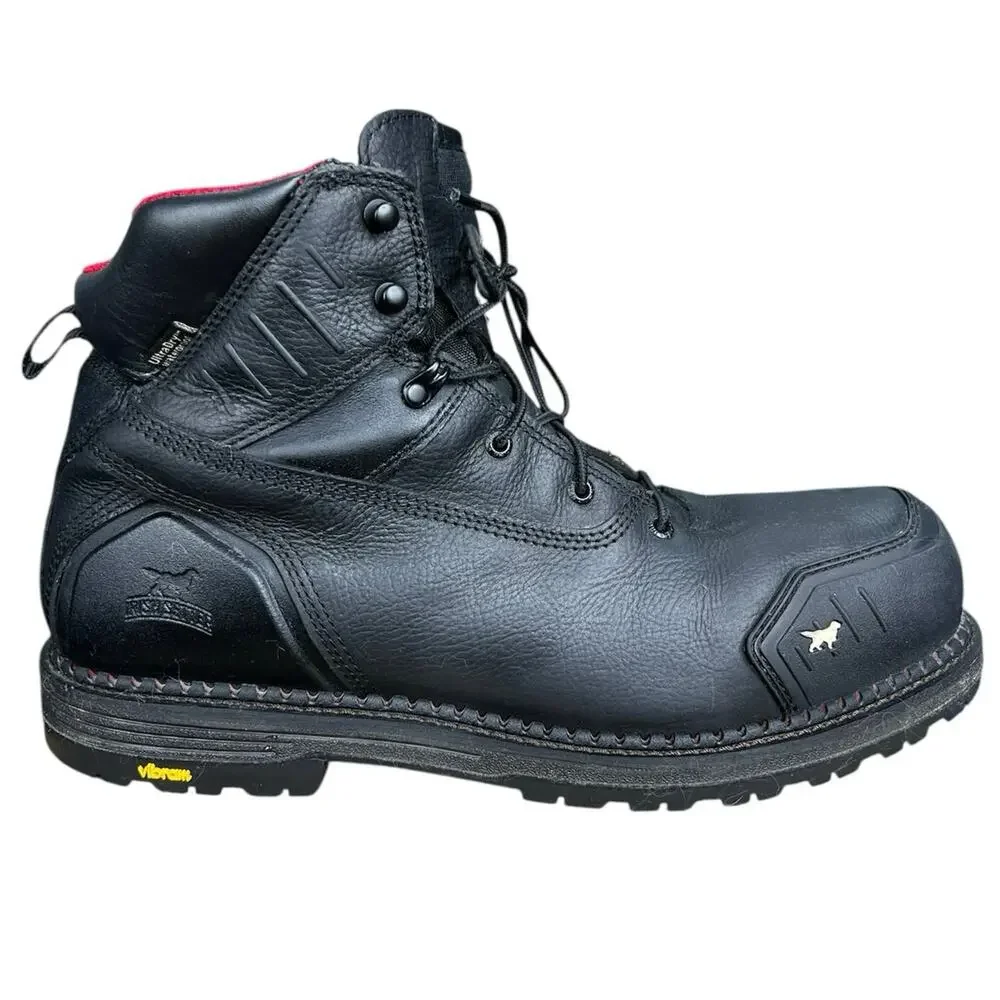 Irish Setter By Red Wing Edgerton XD Black Waterproof Safety Toe Boot Size15